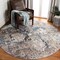 Safavieh 4 x 6 ft. Bristol Rectangle Power Loomed Rug Blue & Grey BTL487L-4 - alternate 6
